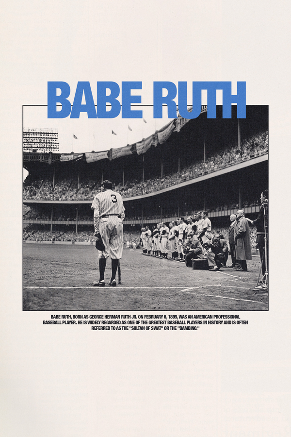 Babe Ruth Poster