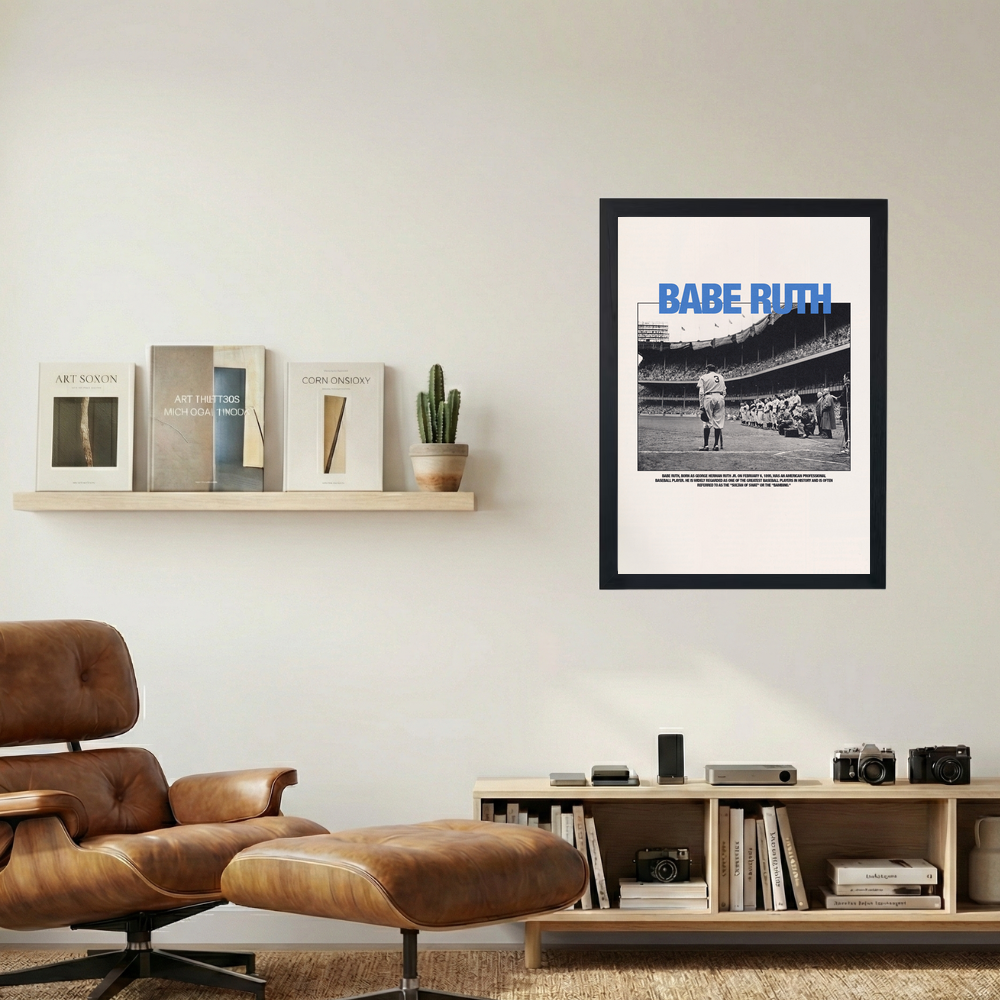 Babe Ruth Poster - Mockup 1