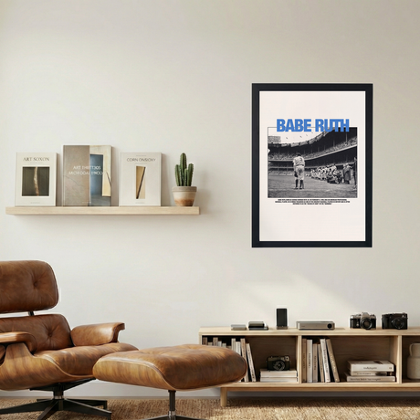 Babe Ruth Poster - Mockup 1
