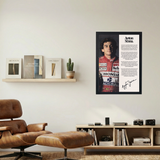 Ayrton Senna Poster - Mockup 1
