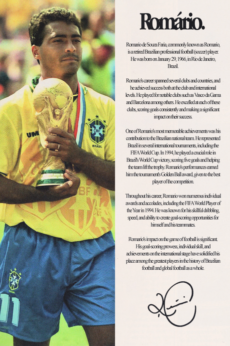 Romario Brazil Poster