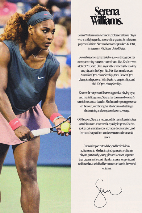 Serena Williams Poster