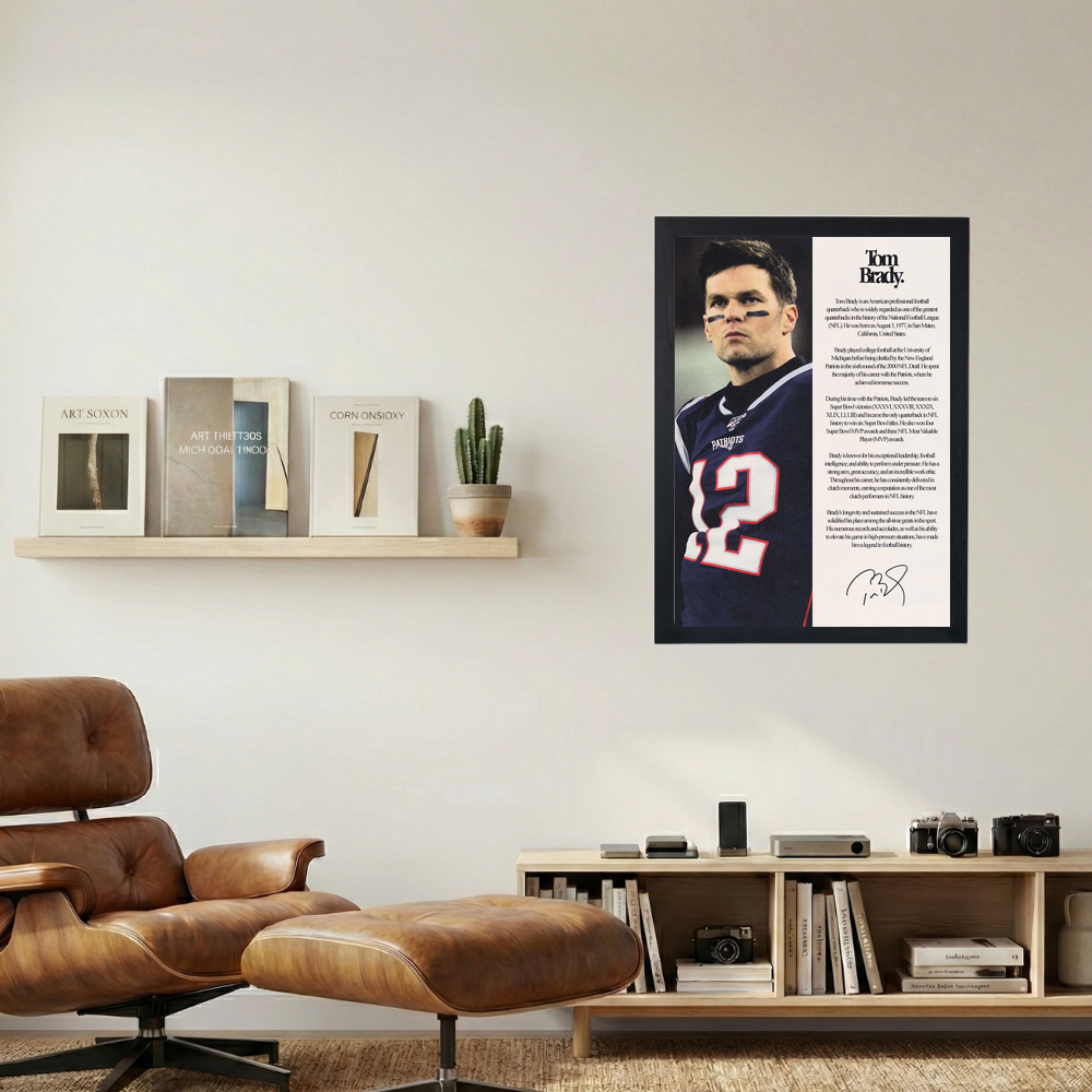Tom Brady Poster - Mockup 1