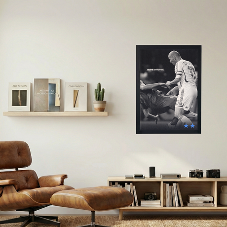 Zidane 'The Header' Poster - Mockup 1