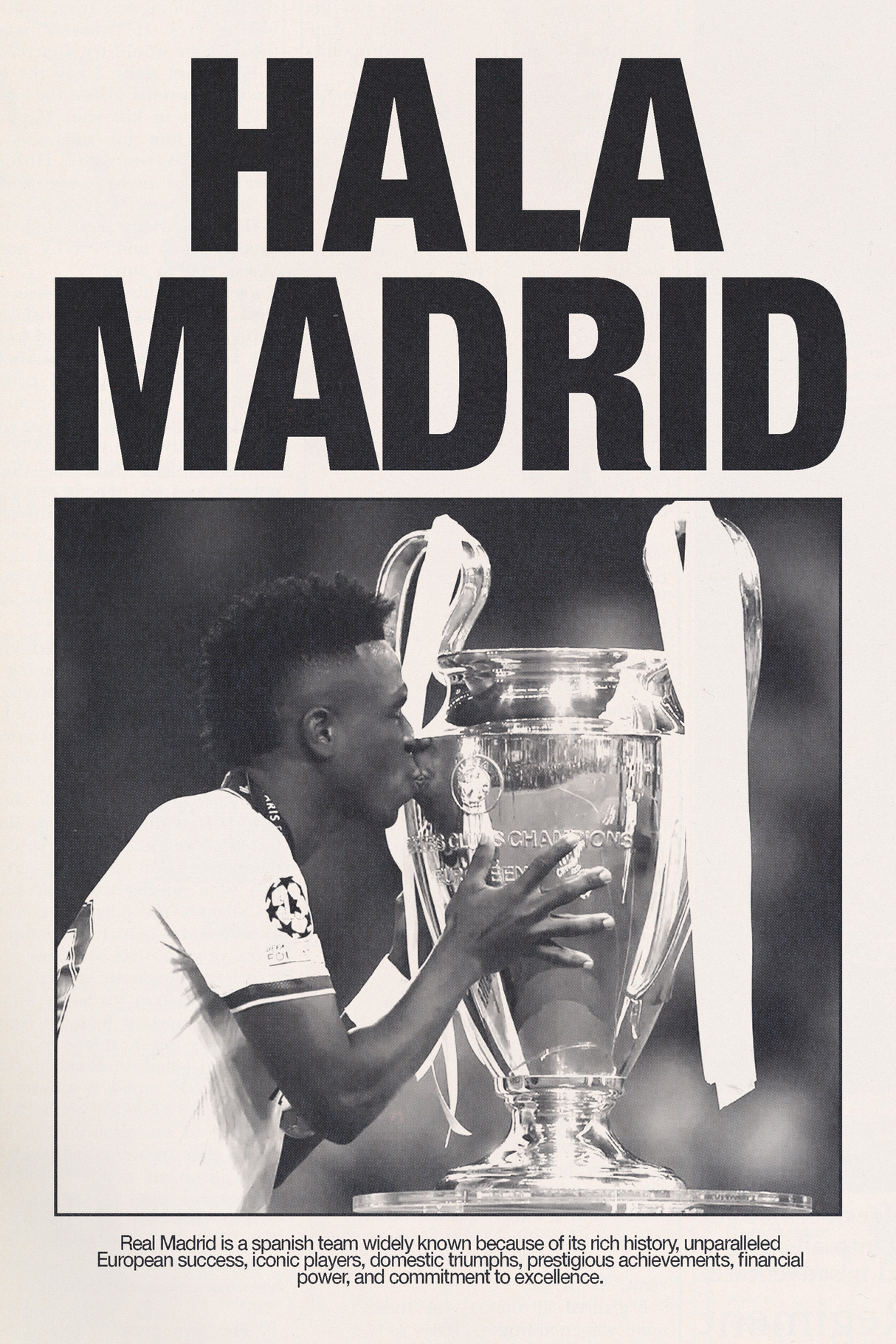 Hala Madrid x Vini Poster