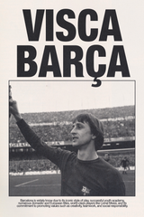 Visca Barca x Cruyf Poster