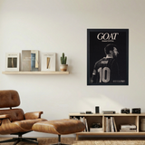 Messi 'GOAT' Poster - Mockup 1
