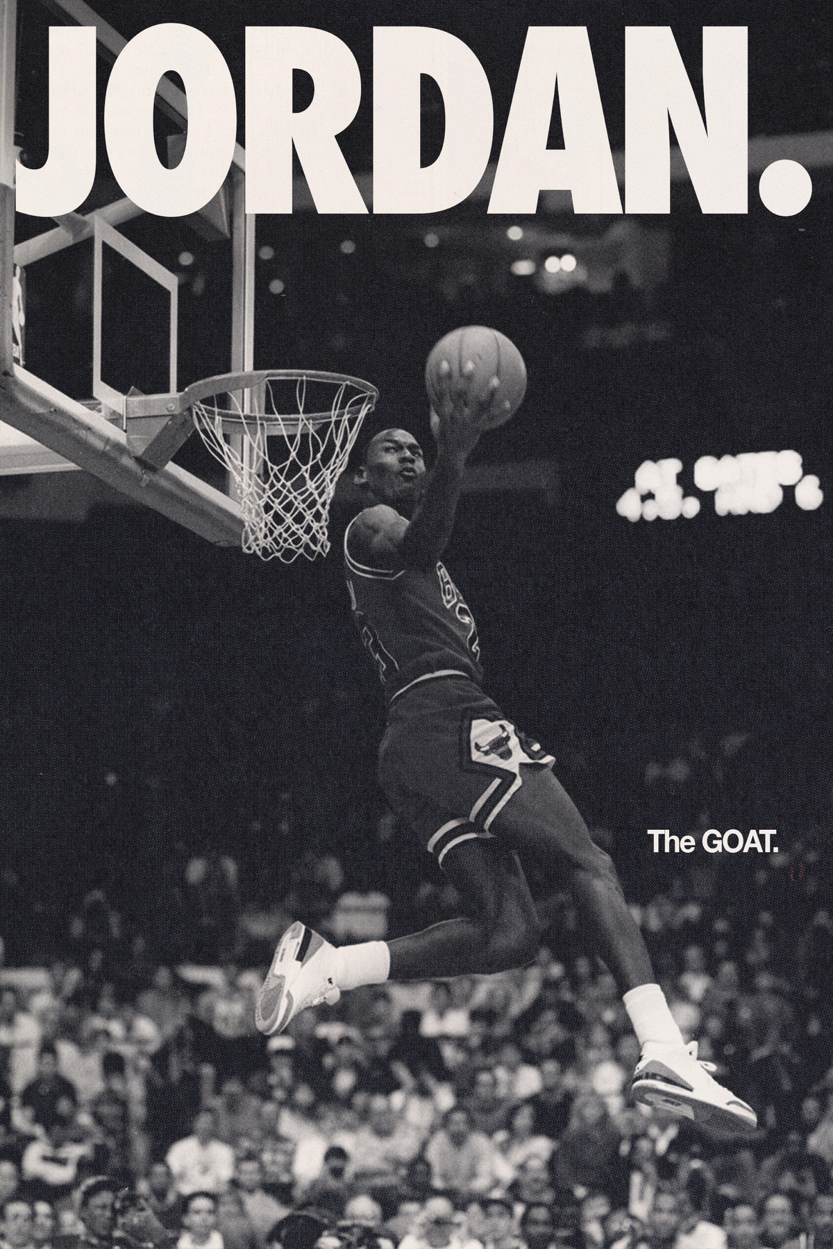 Michael Jordan 'GOAT' Poster