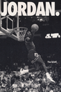 Michael Jordan 'GOAT' Poster