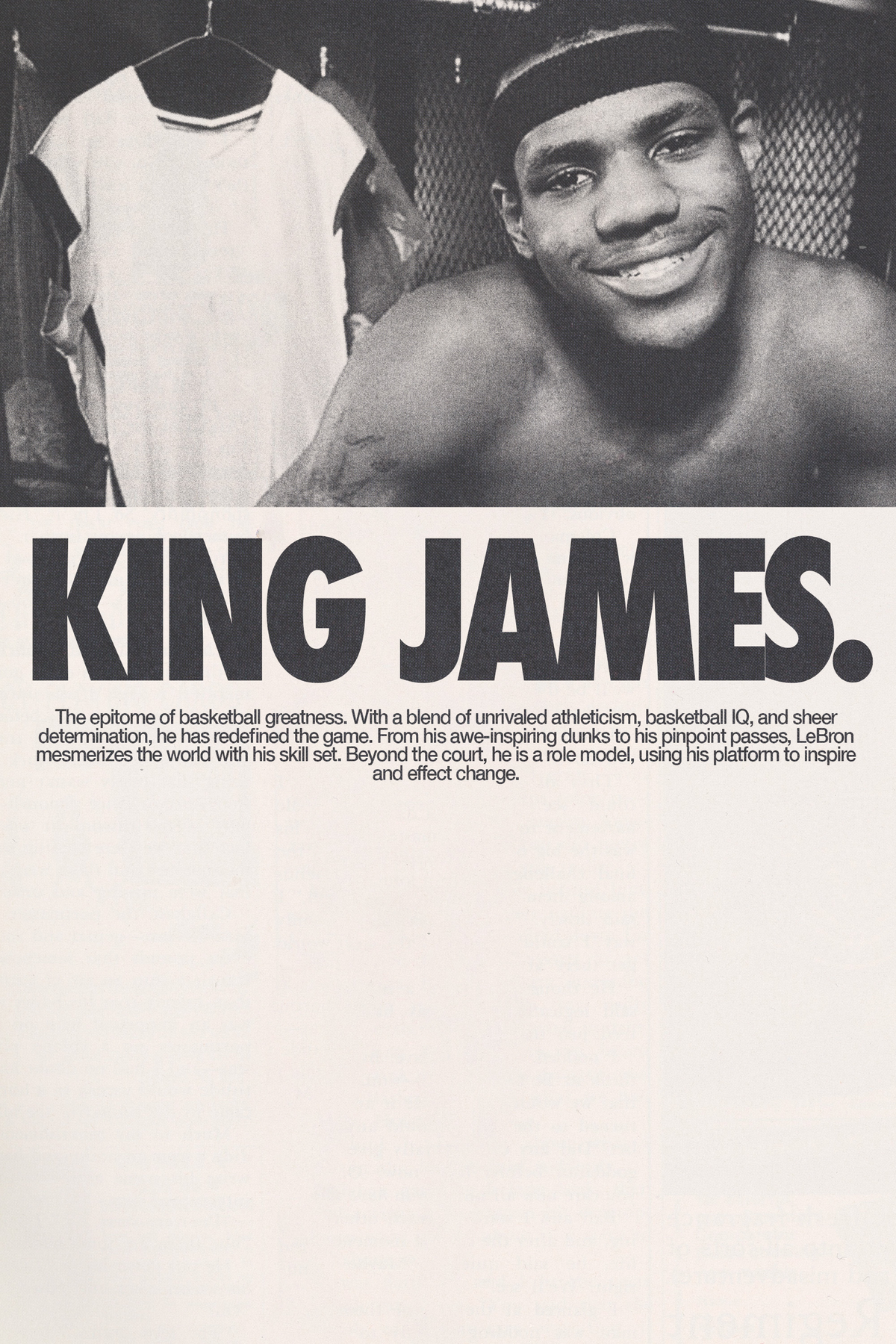King James Poster