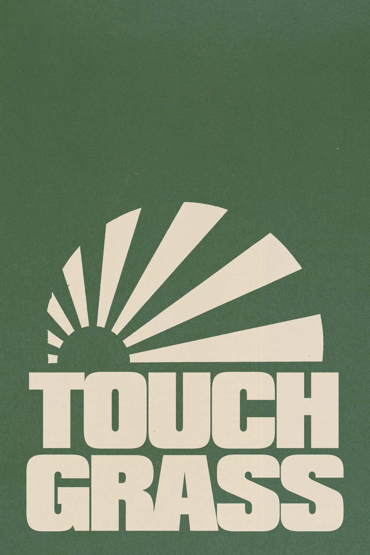 Touch Grass Poster