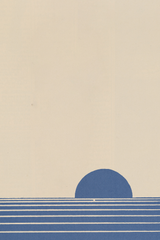 Blue Sunrise Poster