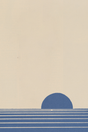 Blue Sunrise Poster