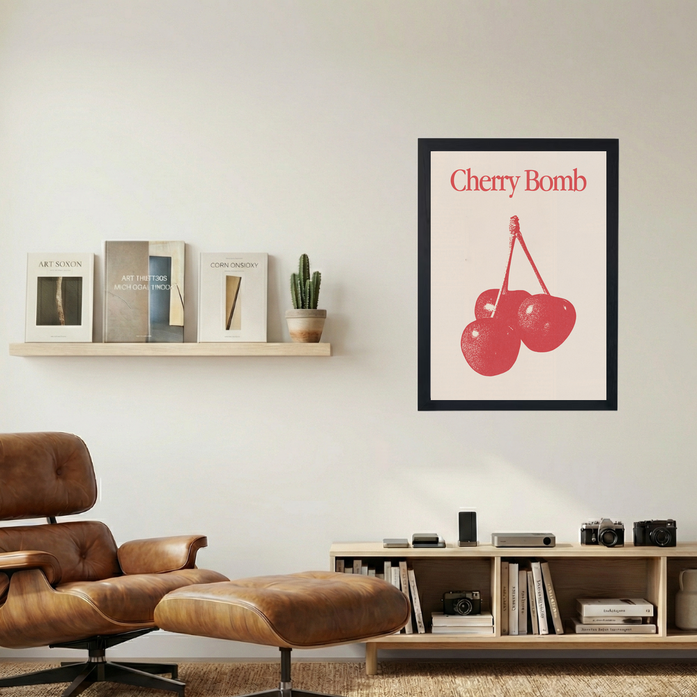 Cherry Bomb Poster - Mockup 1