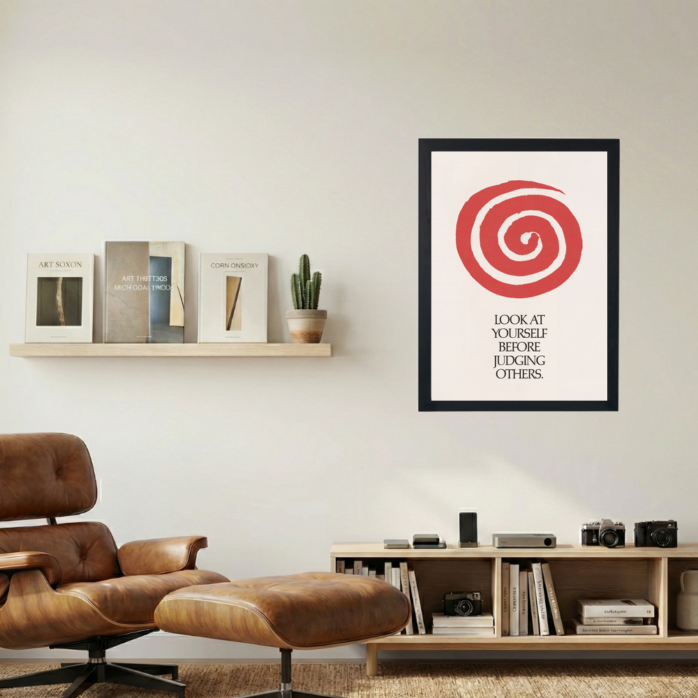 'Look At Yourself' Poster - Mockup 1