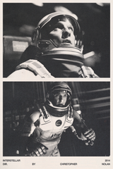 Interstellar B&W Poster