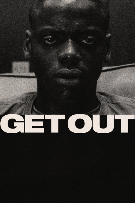 Get Out B&W Poster