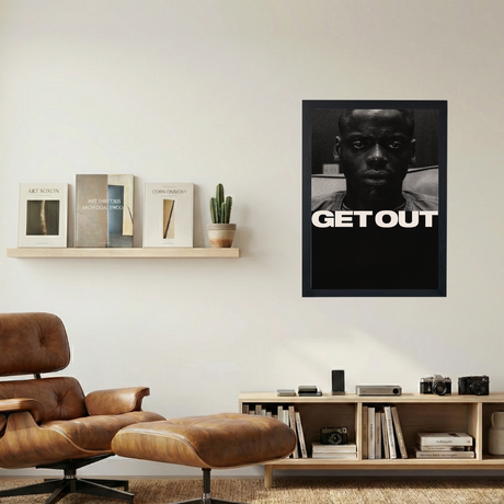 Get Out B&W Poster - Mockup 1