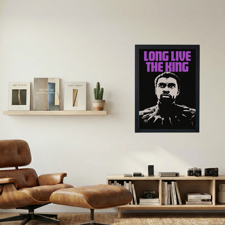 Black Panther 'Long Live' Poster - Mockup 1
