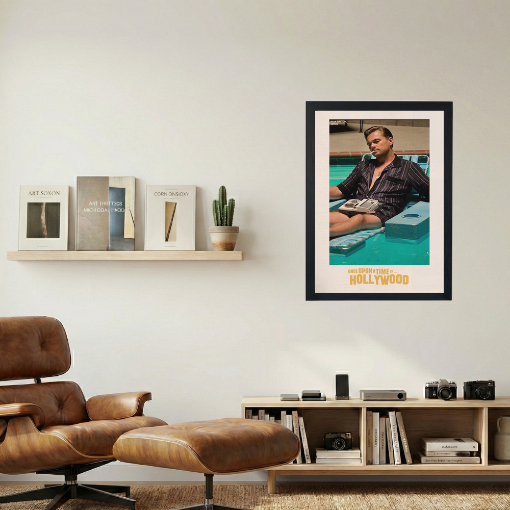 Once Upon A Time In Hollywood 'Pool Day' Poster - Mockup 1