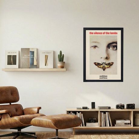 The Silence Of The Lambs Poster - Mockup 1