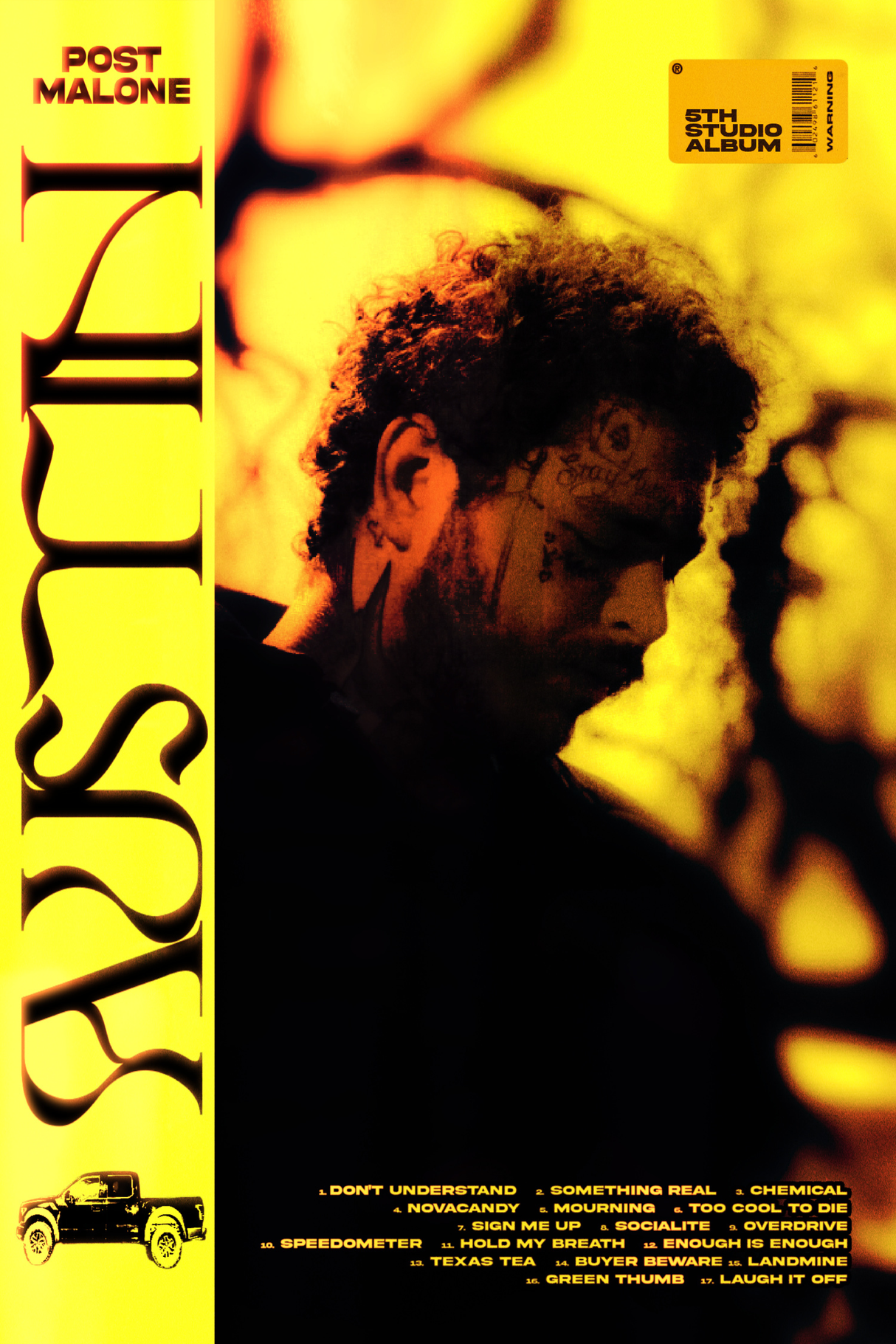 Post Malone 'Austin' Poster