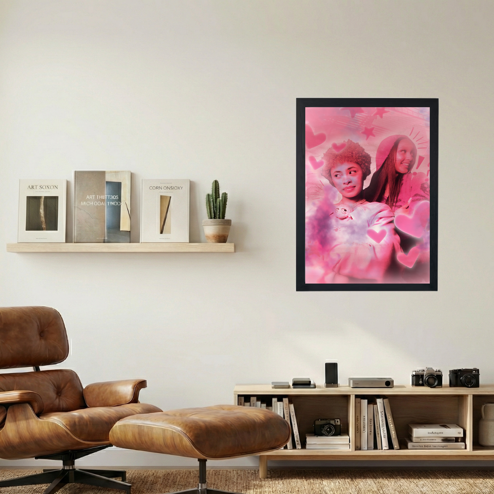 Ice Spice x PinkPantheress 'Boy's a Liar' Poster - Mockup 1