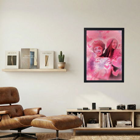 Ice Spice x PinkPantheress 'Boy's a Liar' Poster - Mockup 1