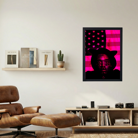 Lil Uzi Vert 'Pink Demon' Poster - Mockup 1