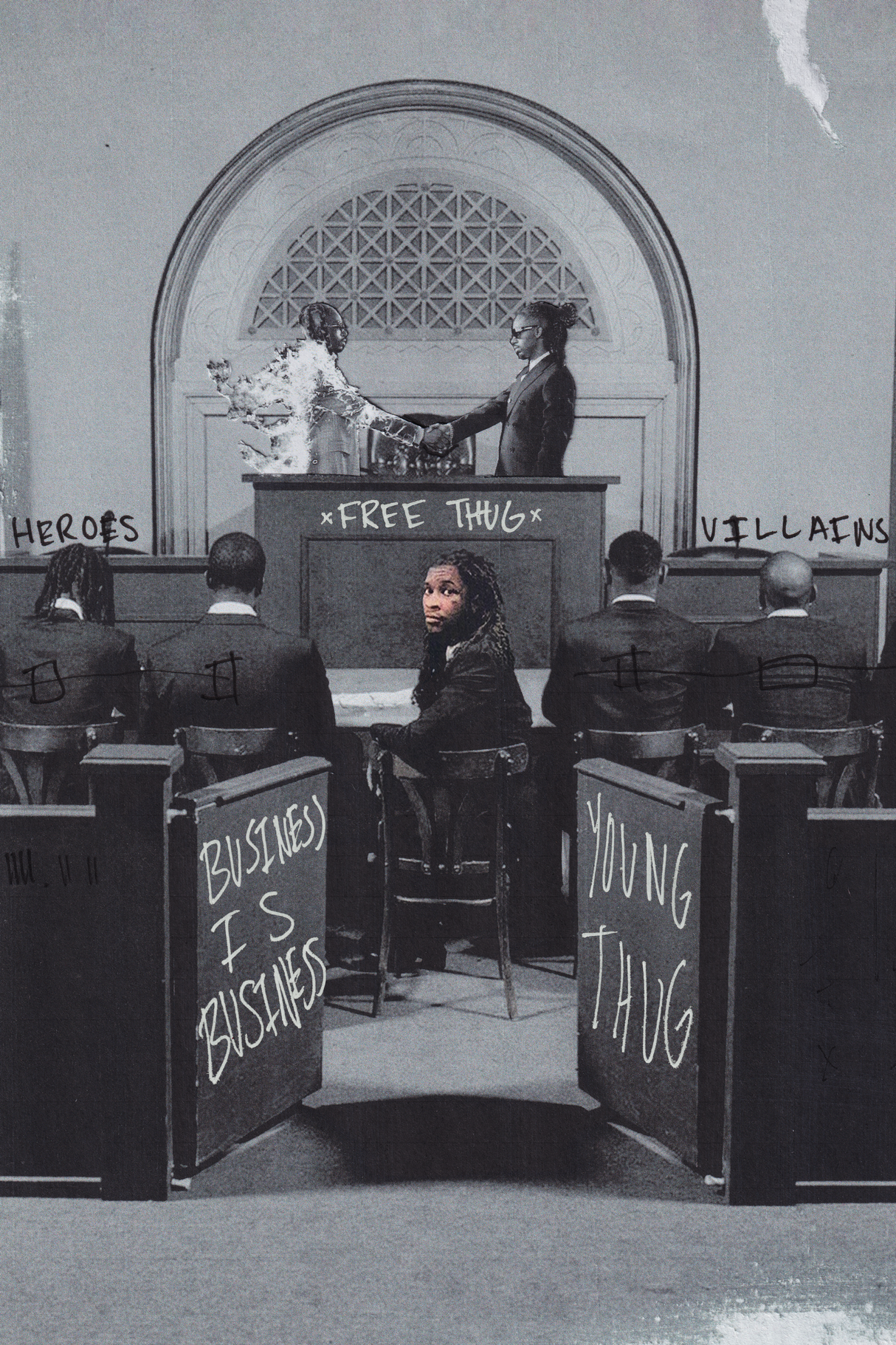 Young Thug x Metro Boomin 'Business x Heroes' Poster