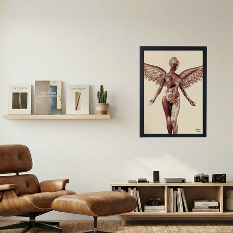 Nirvana 'In Utero' Poster - Mockup 1