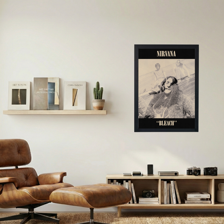 Nirvana 'Bleach' Poster - Mockup 1