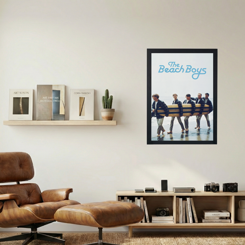 Beach Boys 'Surfs Up' Poster - Mockup 1