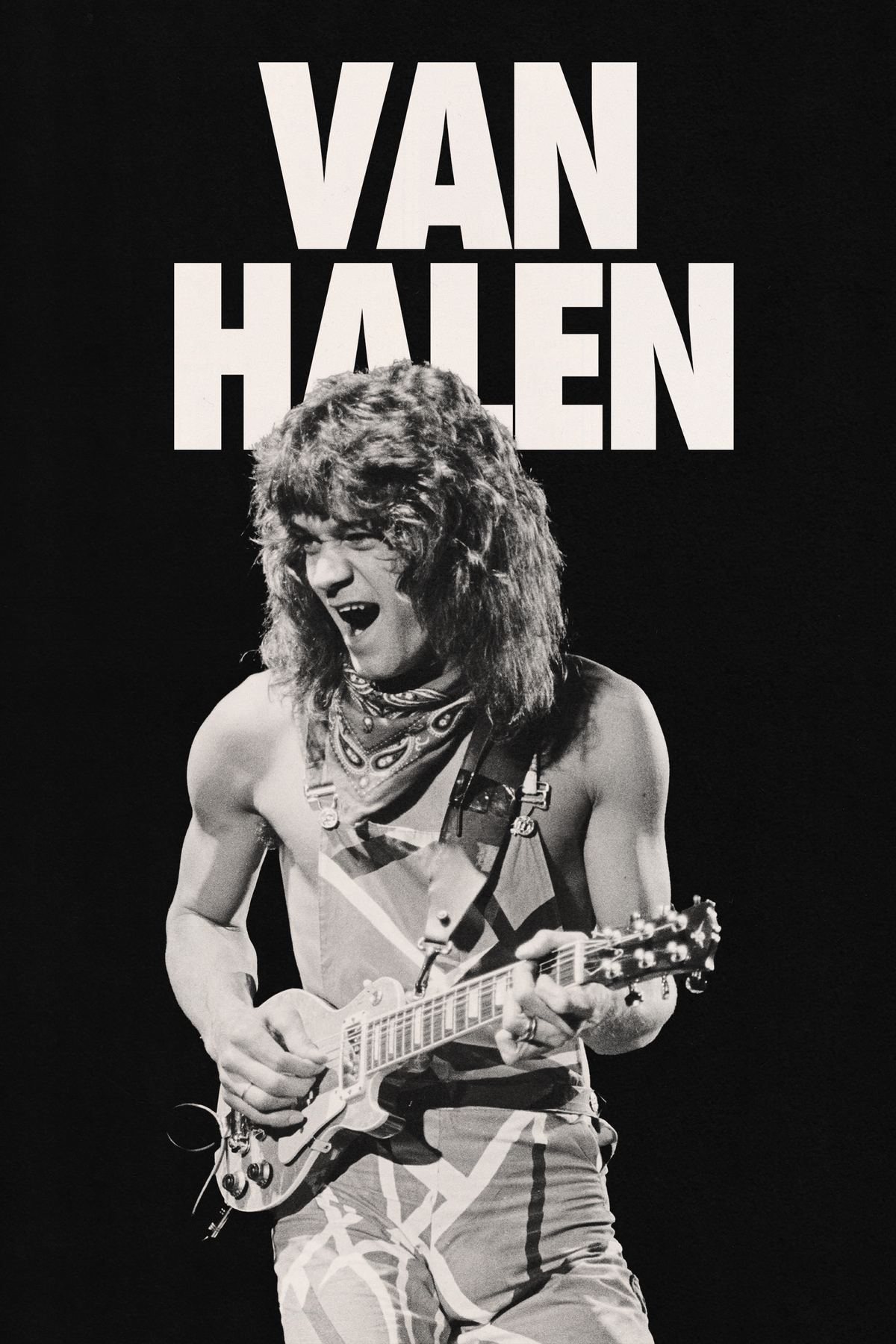 Van Halen B&W Poster
