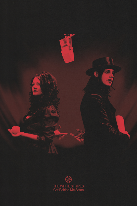 The White Stripes 'Get Behind Me Satan' Poster - Mockup 1
