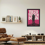 Teezo Touchdown 'Pink' Poster - Mockup 1