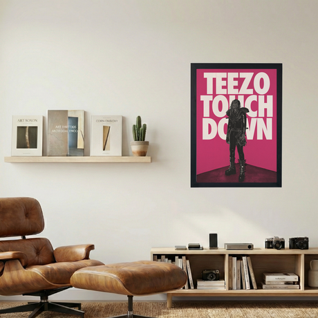 Teezo Touchdown 'Pink' Poster - Mockup 1