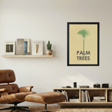 Palm Trees' Poster - Mockup 1