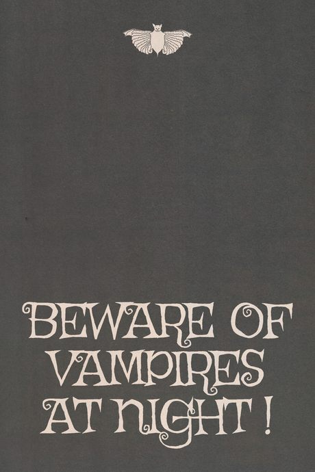Beware of Vampires' Poster
