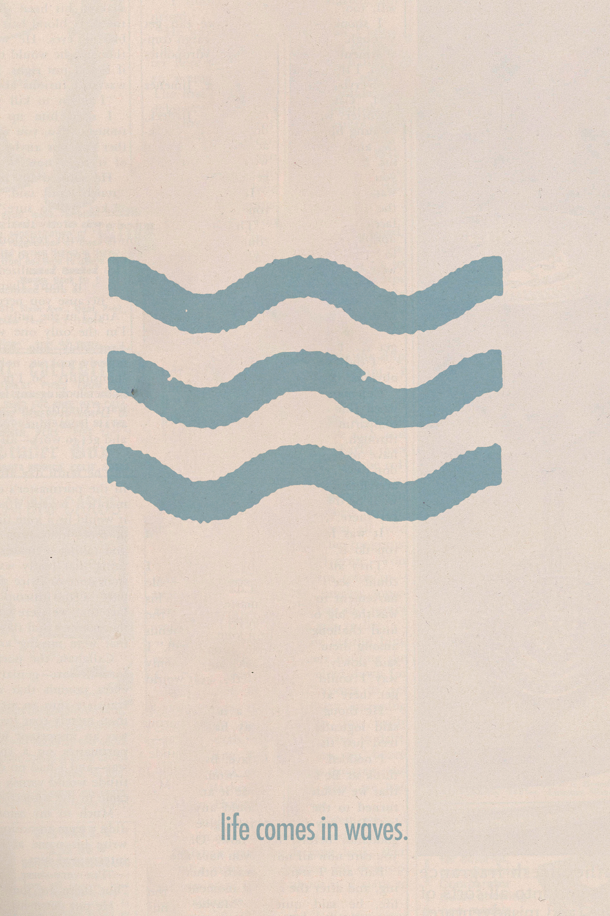 Life Comes In Waves' Poster