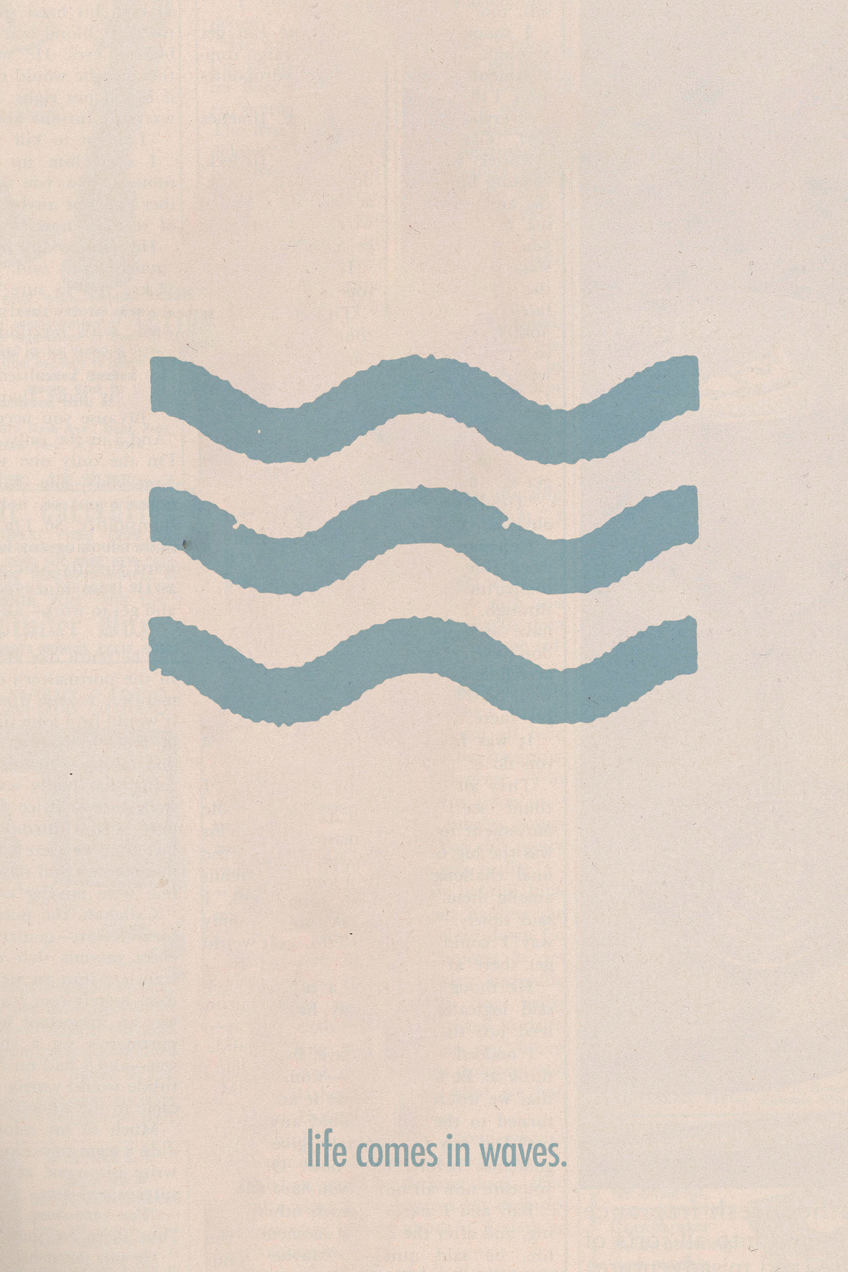 Life Comes In Waves' Poster