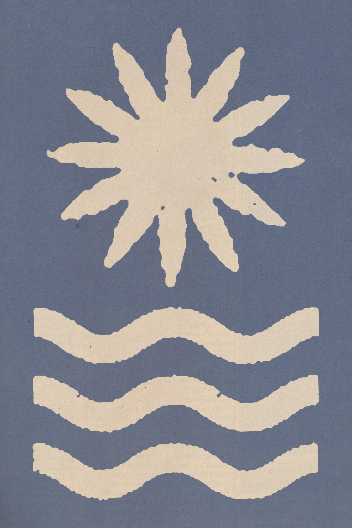 Waves & Stars Poster