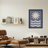Waves & Stars Poster - Mockup 1