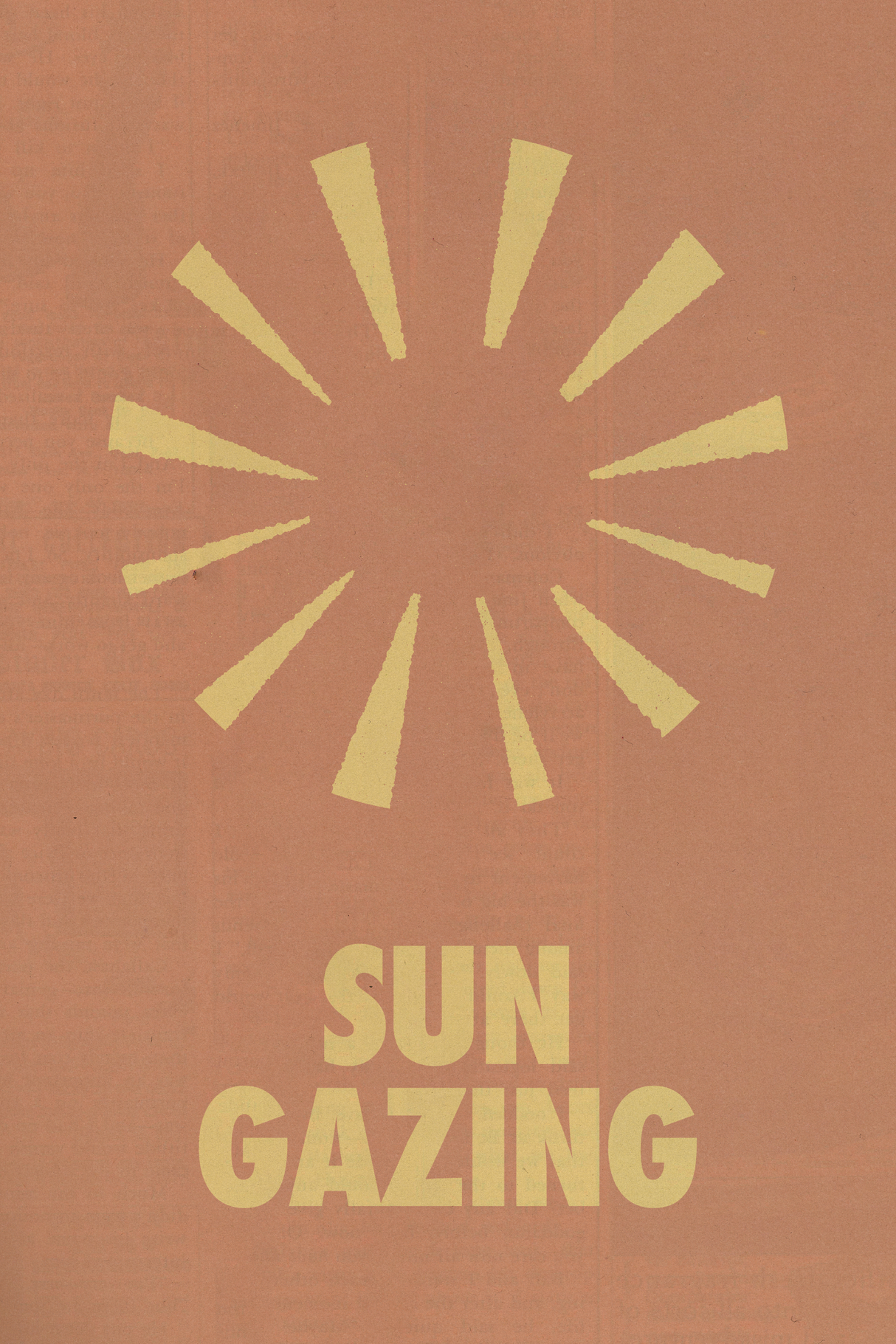 Sun Gazing Poster