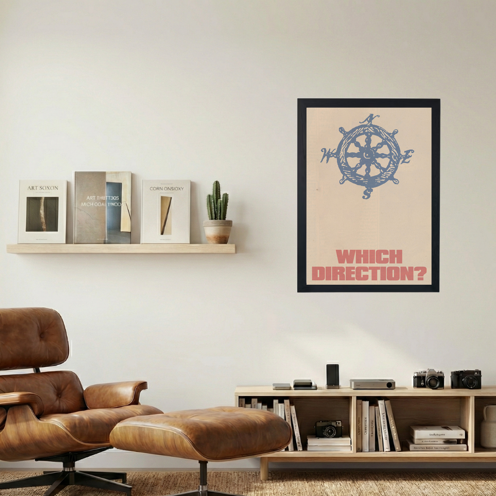 Which Direction?' Poster - Mockup 1