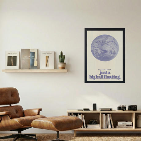 Floating Ball Poster - Mockup 1
