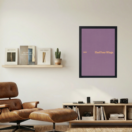 Find Your Wings Poster - Mockup 1