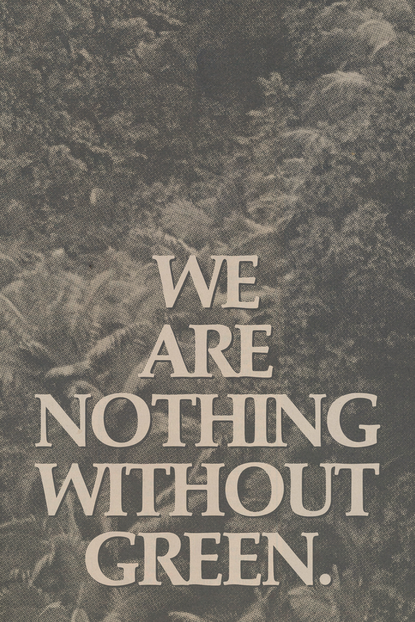 Nothing Without Green' Poster