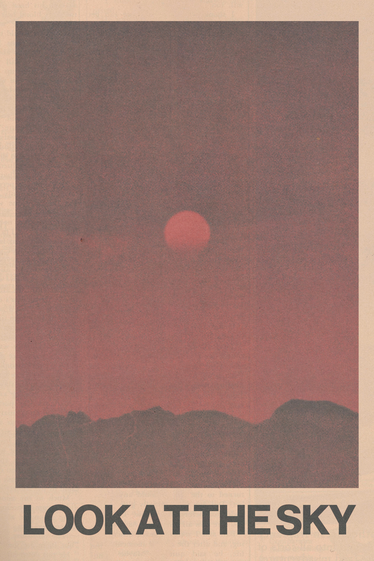 Look At The Sky' Poster