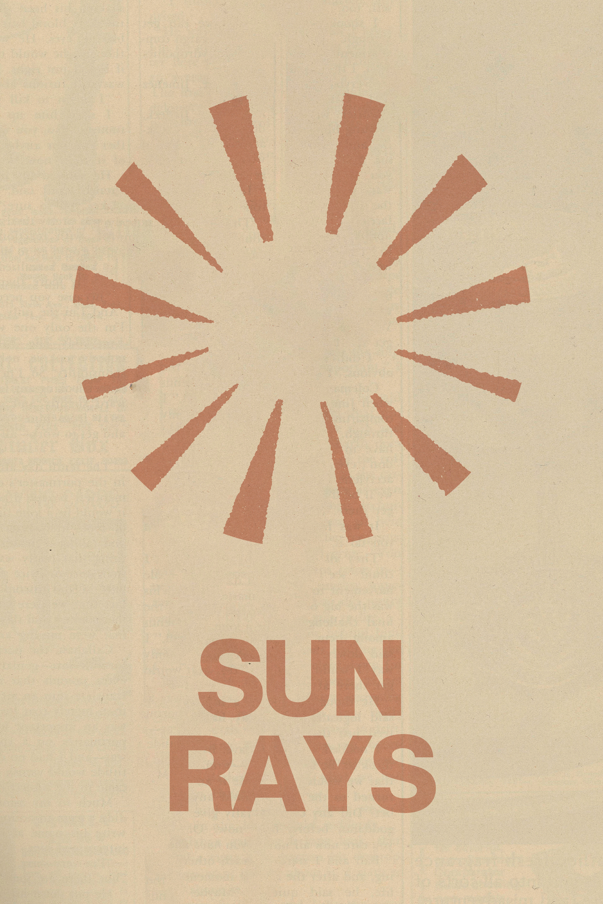 Sun Rays Poster